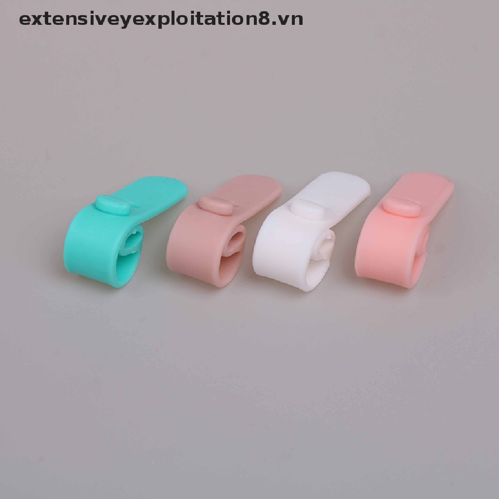 Bộ 4 Phụ Kiện Quấn Dây Cáp Bằng Silicon Tiện Dụng Và Bền Giá Đỡ
