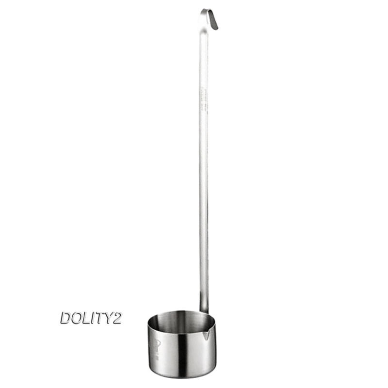 Bộ 2 Muỗng Khuấy Bằng Thép Không Gỉ 50ml Có Móc Treo Tiện Dụng