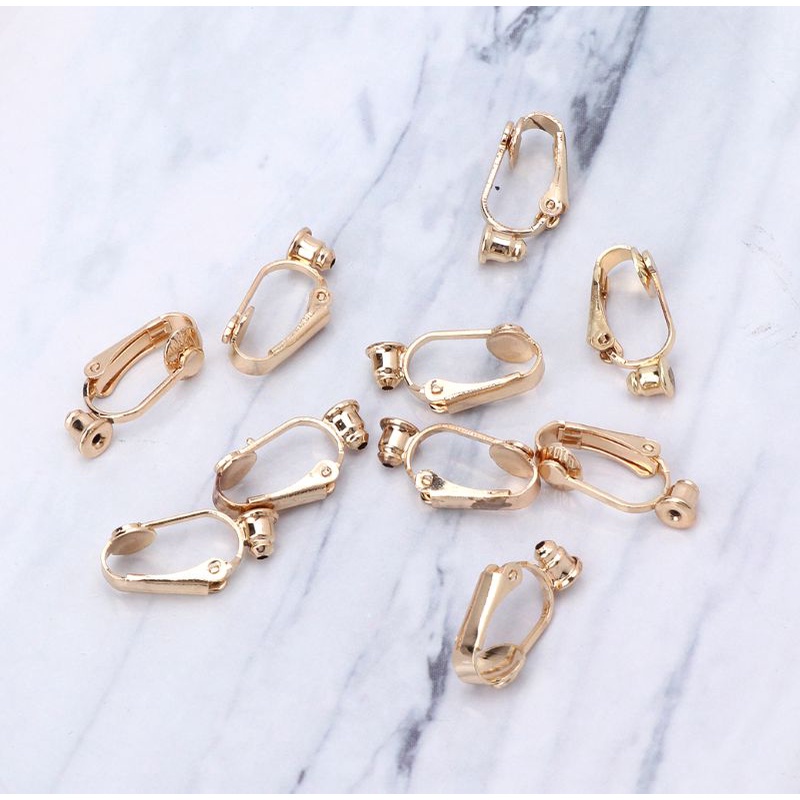 Set 10 Kẹp Cố Định Bông Tai Không Cần Khoan Lỗ Tiện Dụng