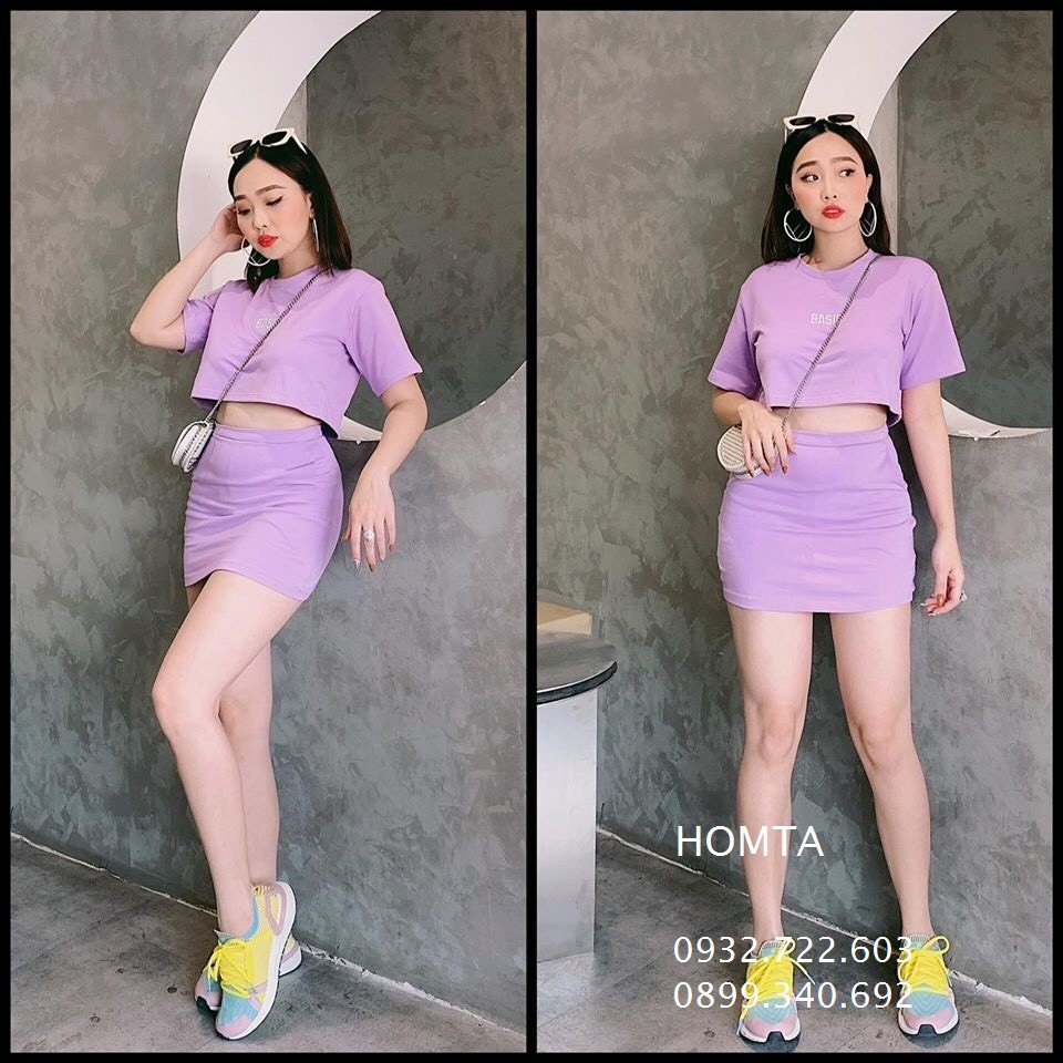 Set Áo CRT Kèm Chân Váy Thêu Basic | BigBuy360 - bigbuy360.vn