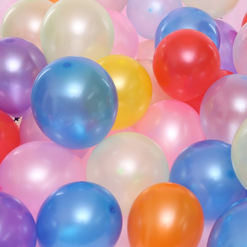 Set 20 Bong Bóng Cao Su 10 Inch Trang Trí Tiệc Sinh Nhật