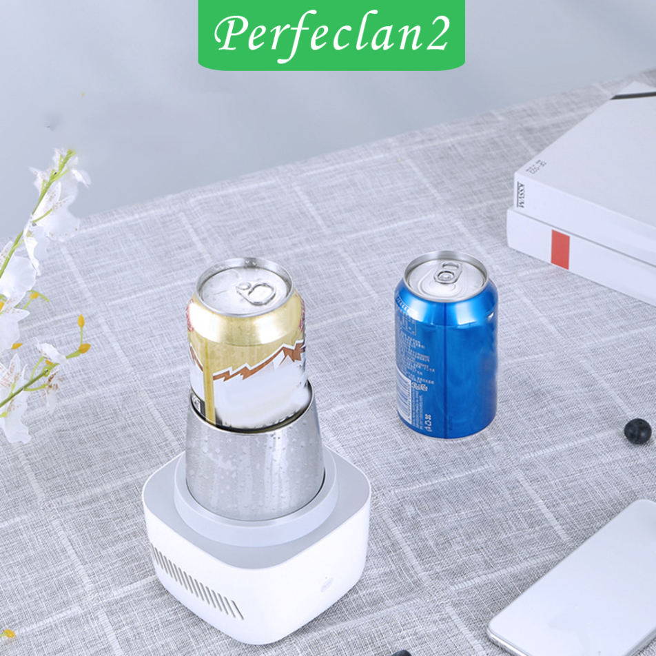 [PERFECLAN2]2 in 1 Heating Cooling Cup for Milk Beverage Beer Drink Chiller EU Plug