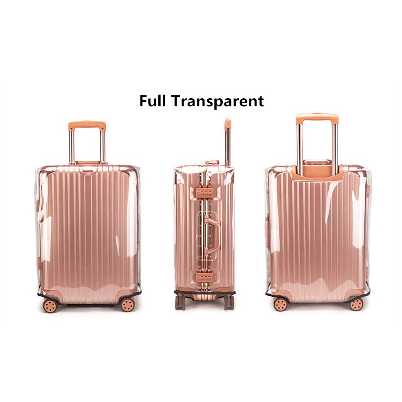 Vỏ Bọc Vali Du Lịch Bằng PVC Trong Suốt Chống Nước / Bụi Bẩn / Trầy Xước 18 / 20 / 22 / 24 / 26 / 28 / 30inch