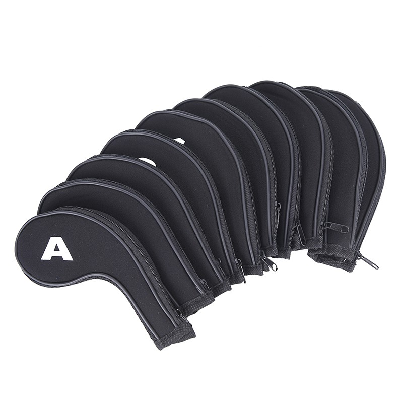 Set 10 Phụ Kiện Bọc Bảo Vệ Đầu Gậy Đánh Golf Tiện Dụng