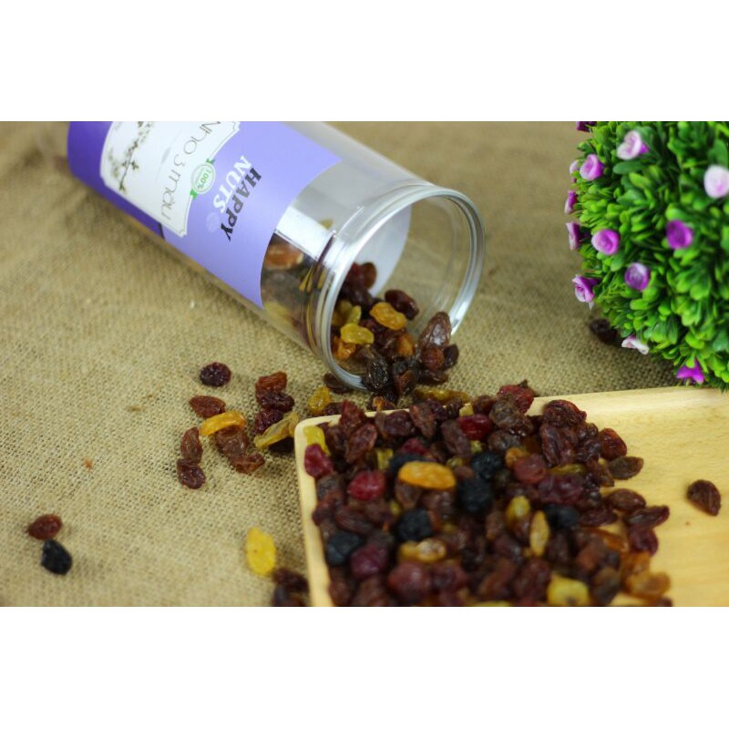 Nho khô 3 màu - HAPPY NUTS - 500Gr