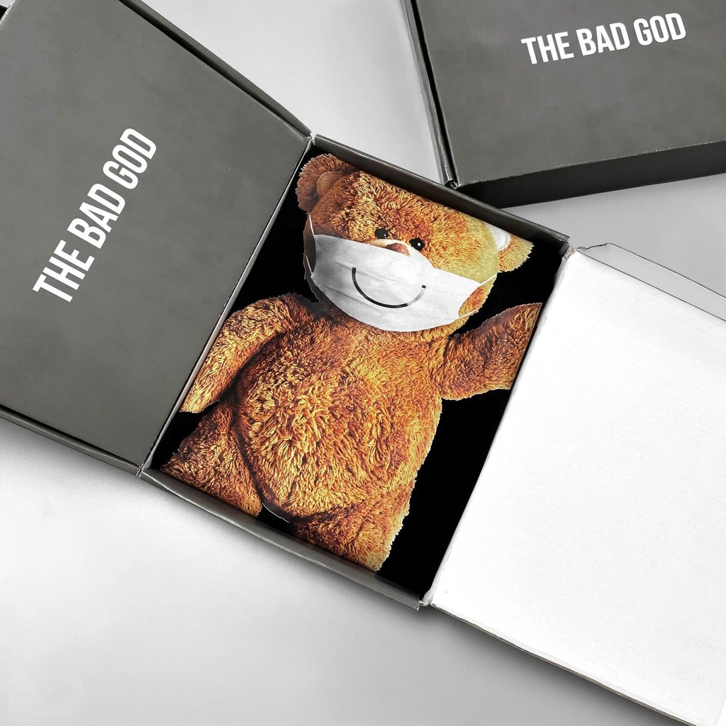 Áo thun tay lỡ The Bad God Teddy Mask | BigBuy360 - bigbuy360.vn