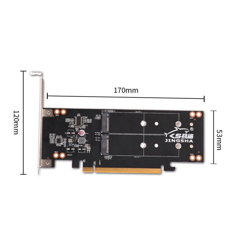 Card Mở Rộng Jingsha Pci-E 16x Sang M.2 Nvme 4-disk Thẻ | BigBuy360 - bigbuy360.vn