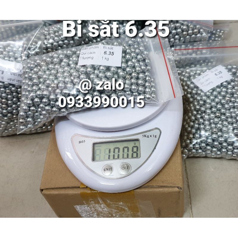 Bi sắt 6.35 1 hộp= 1kg