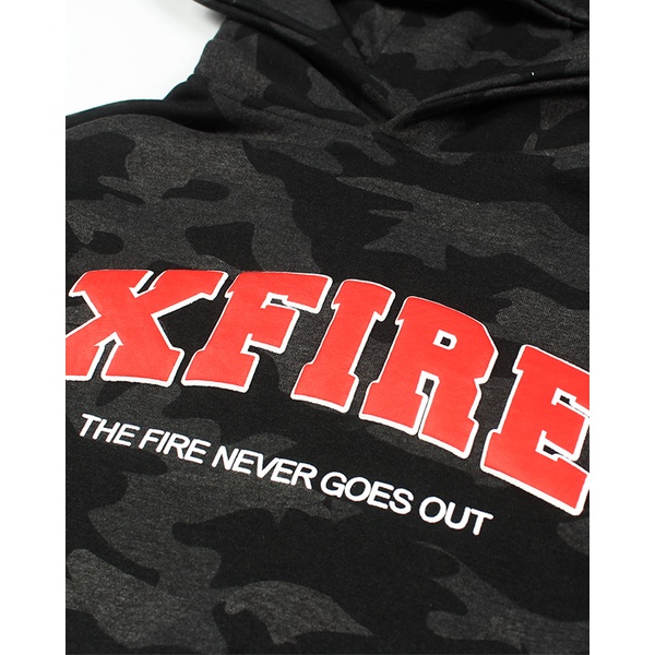 Áo khoác Hoodie Nam Nữ Form Rộng Vải Nỉ Màu Xám Đen Camo Essential by Local Brand Xfire