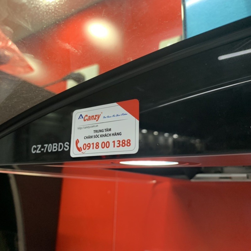 Máy hút mùi kính cong điều khiển cảm ứng Canzy Cz 70BDS