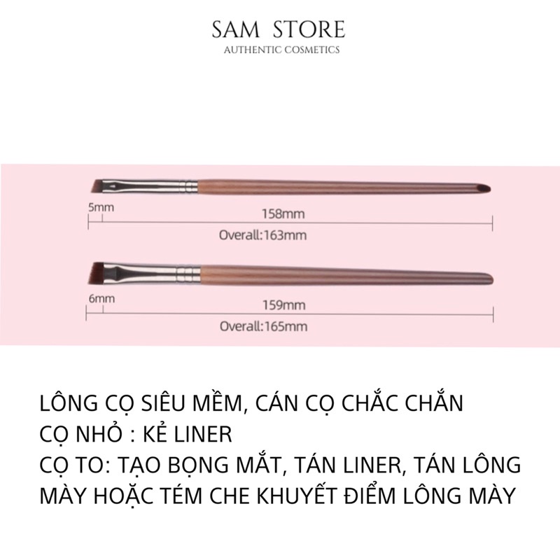 Cọ kẻ eyeliner vẽ mắt gel siêu mảnh và dễ dàng