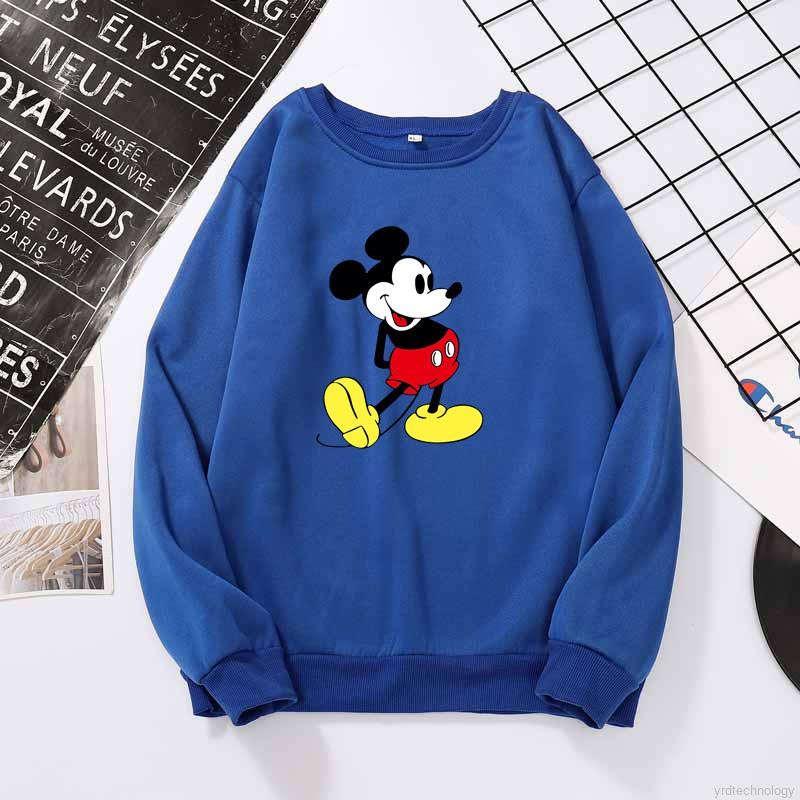Áo Nỉ Hoodie Dài Tay In Hình Chuột Mickey Ngộ Nghĩnh Đáng Yêu Hợp Thời Trang | BigBuy360 - bigbuy360.vn