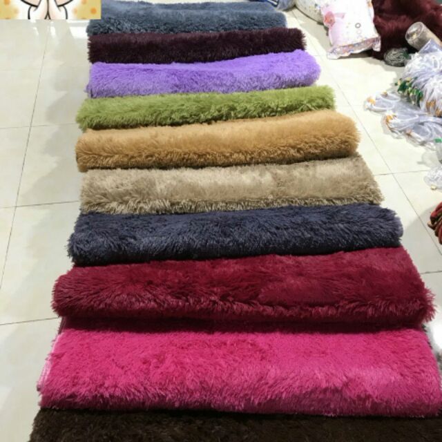 Thảm trải sàn lông cừu nhập m6×2m