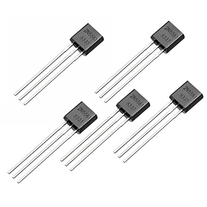 COMBO 25 CHIẾC Transistor 2N5551 5551 TO-92 0.6A/160V 4.5