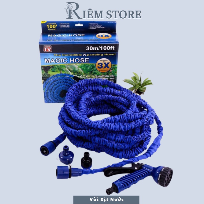 Vòi Xịt Tưới Cây, Vòi Nước Đa Năng Gian Nở 3 Lần Từ 5m => 30m Thông Minh Có Các Chế Độ Nước Tiện Dụng
