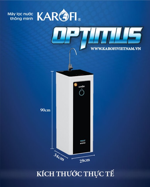 Máy lọc nước Karofi Optimus i2 – 9 lõi lọc – O-i229/A