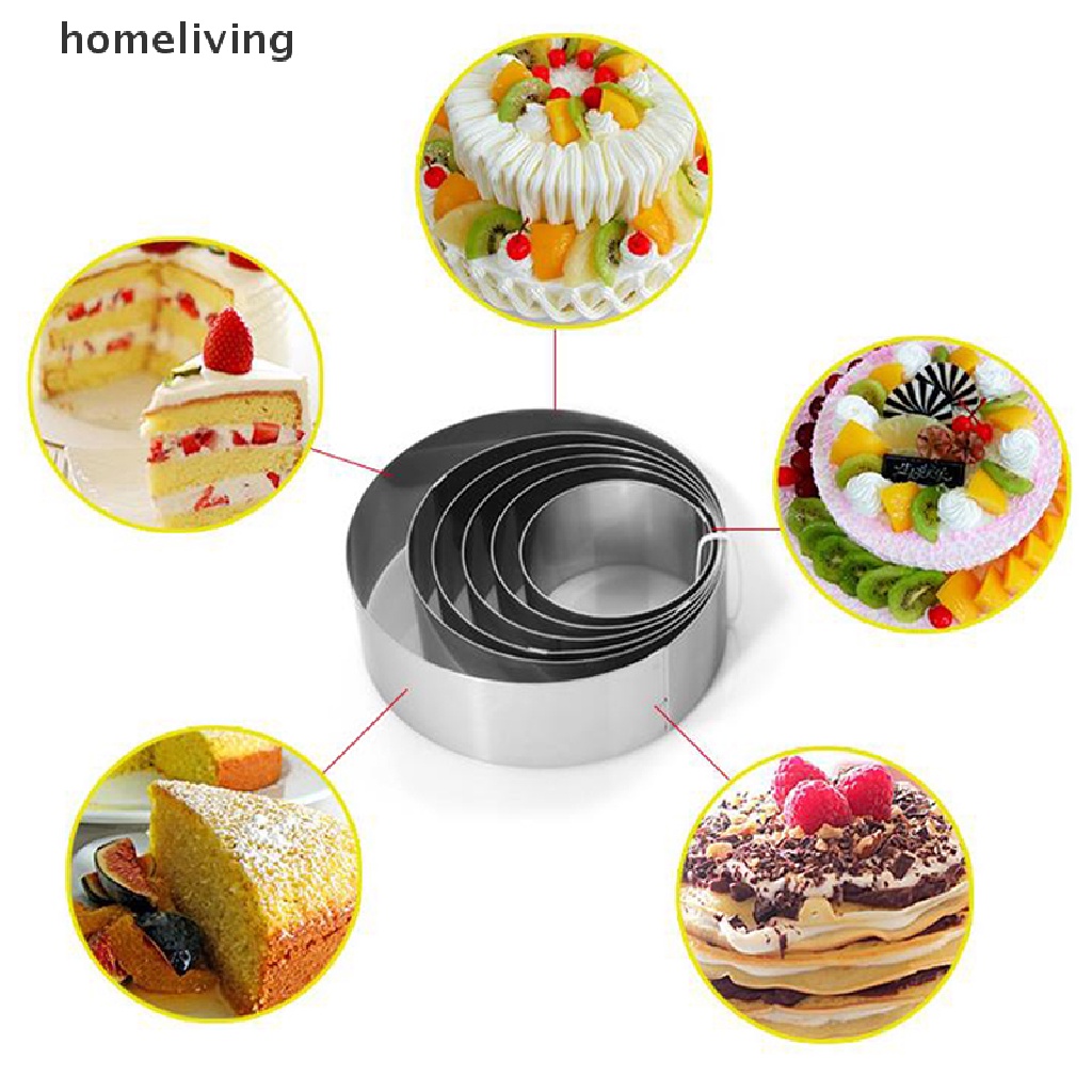 1 Bộ Khuôn Cắt Bánh Quy Tròn Bằng Thép Không Gỉ