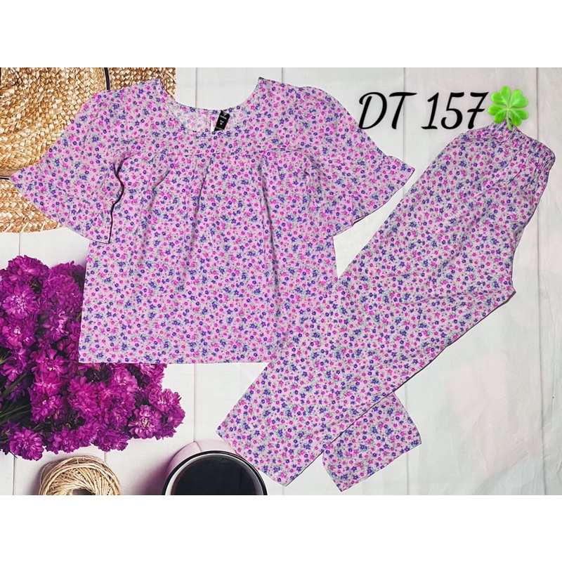 Đồ bộ tole lanh quần dài
