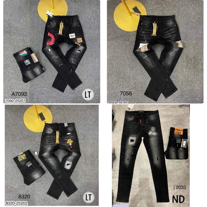 Quần Jeans nam cao cấp khoá lệch DSQ_Quần côn nam mới nhất | WebRaoVat - webraovat.net.vn