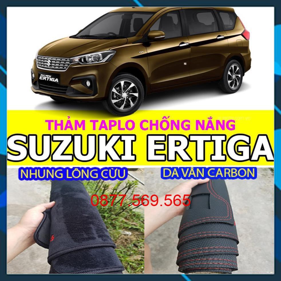 THAM TAPLO DA VÂN GỖ SUZUKI CIAZ VITARA SWIFR THẢM LÓT TAPLO 3 LỚP CHỐNG NÓNG XE HƠI Ô TÔ NHUNG LÔNG DA CARBON BH 24T