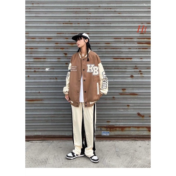 Áo khoác bomber nỉ KB HT12