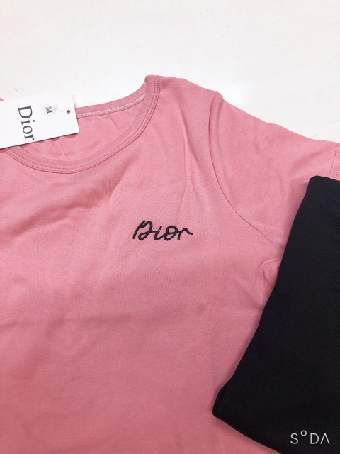 [ Mã WASTAPR giảm 10K đơn 50K] Áo croptop thêu chữ Di chất zip cotton 3 màu | BigBuy360 - bigbuy360.vn