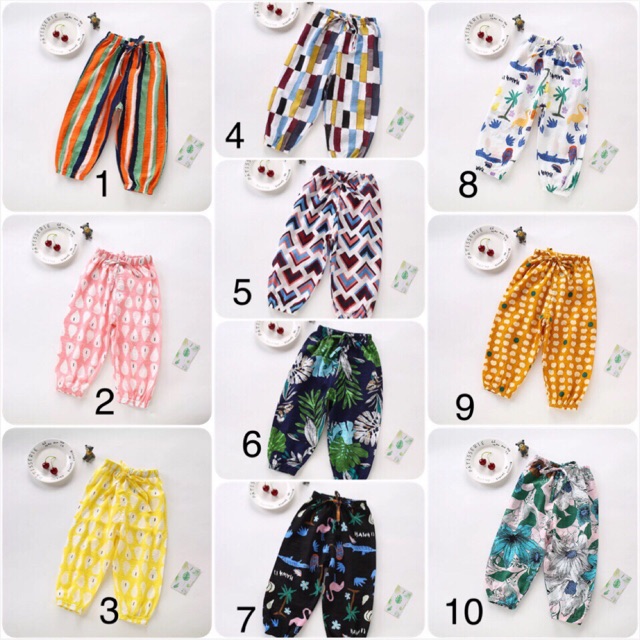 Set 4 Quần bom đũi cho bé