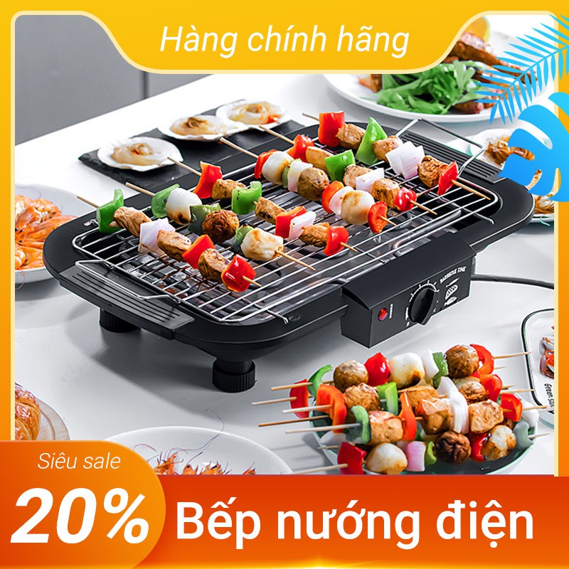 Bếp Nướng Không Khói BY-H6, ❤️RẺ VÔ ĐỊCH❤️ Bếp Điện 1500W ELECTRIC BBQ Hàn Quốc Tiện Lợi Cho Gia Đình