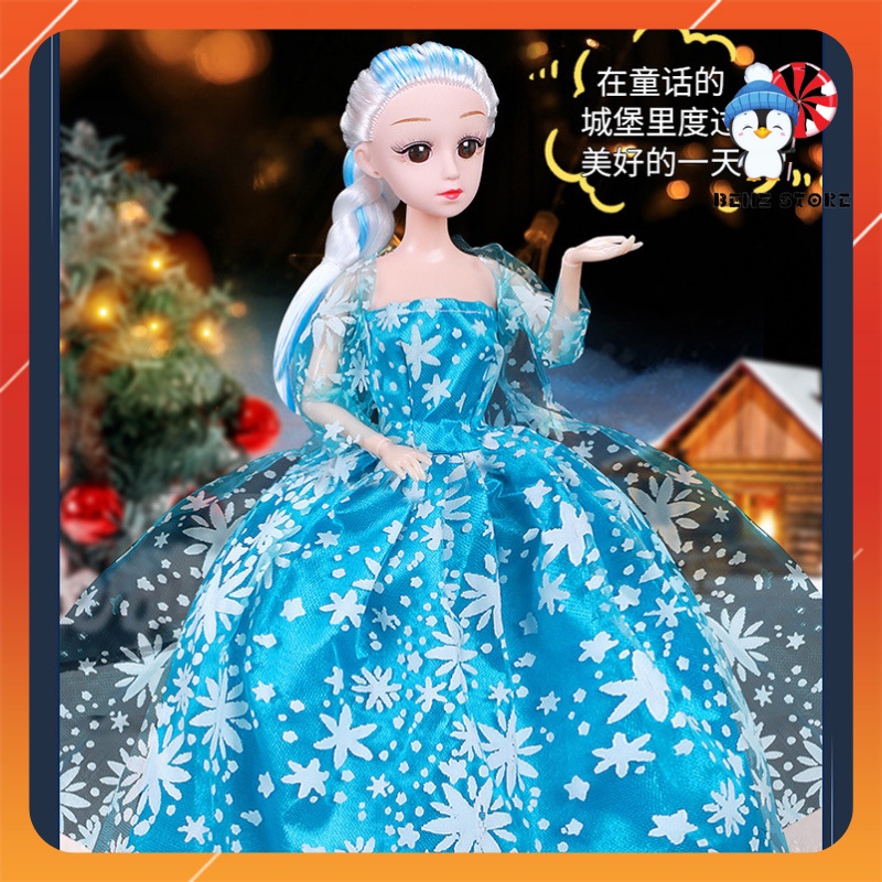 Búp bê elsa đồ chơi cho bé gái đủ phụ kiện váy túi quyền trượng đáng yêu BENZ STORE TN BB03