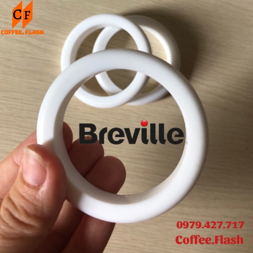 Ron (Gioăng) cao su máy Breville 870/878 -54mm màu trắng đục, vàng nhạt