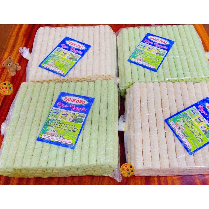 🌈Bánh Ống Gạo, Bánh Thơm Ngon, Vị Bánh Trắng Truyền Thống, Bánh Lá Dứa Lá Cây Chính Hãng