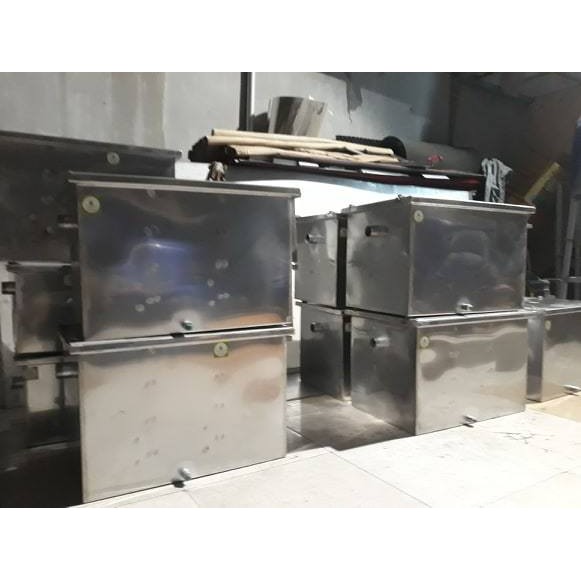 Bể tách mỡ 50 lít, hộp bẫy mỡ 50l