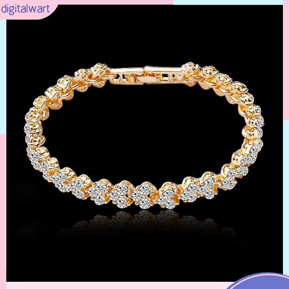 Vòng Tay Đính Đá Kiểu Dáng Đơn Giản, Thời Trang Cho Nữ