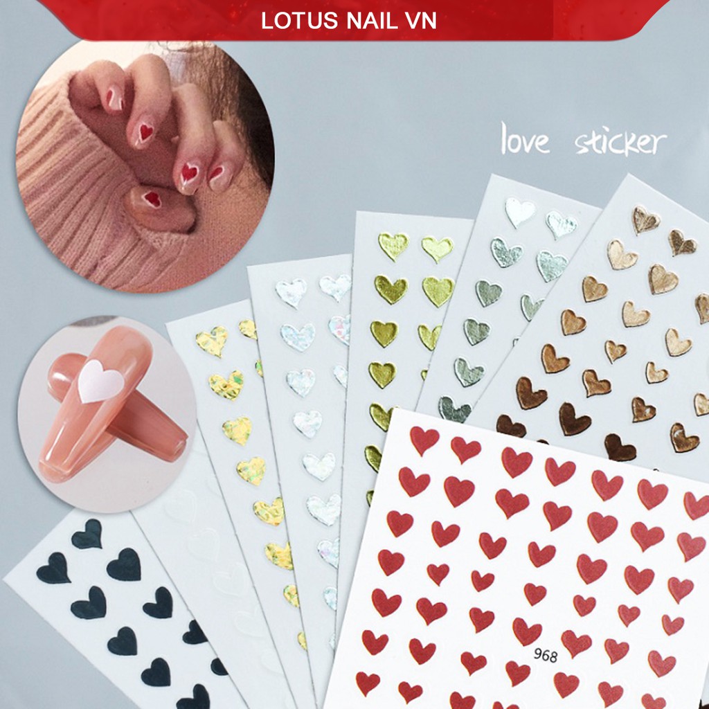 Sticker nail, hình dán móng 3D ( Bảng 3 )