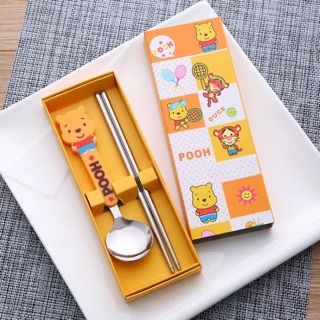 Bộ muỗng đũa Pooh siêu cute