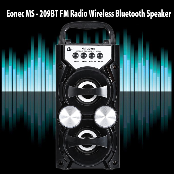 Loa gỗ Bluetooth xách tay MS-209BT