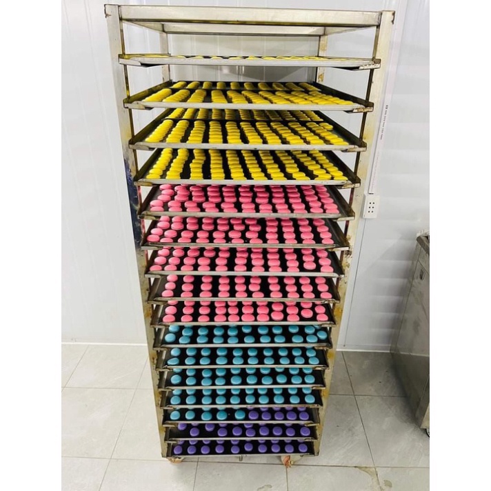 đồ trang trí làm bánh kem [FREESHIP❤️] Vỉ 30 chiếc bánh macaron siêu ngon