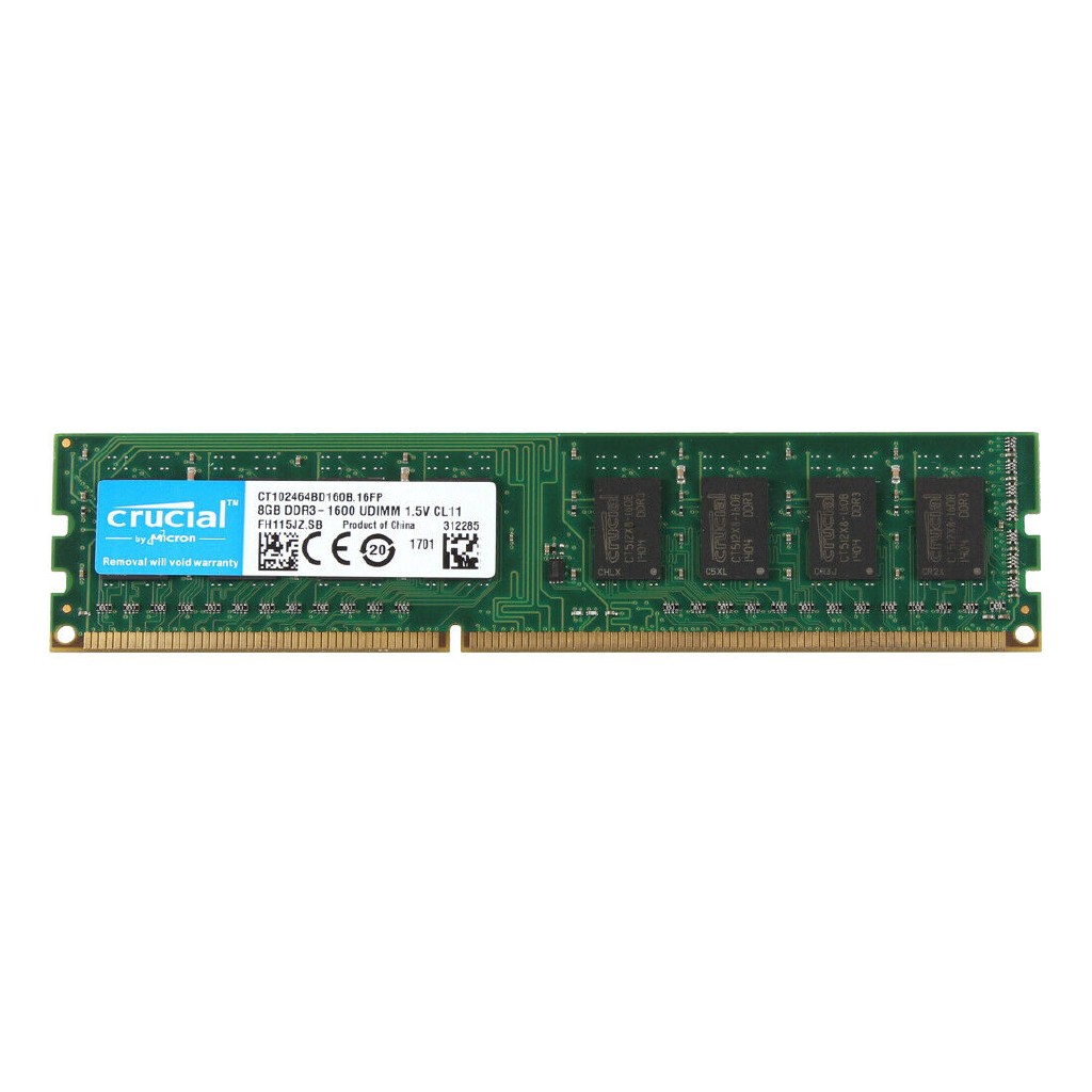 Crucial DDR4 DDR3 4GB 8GB 1066MHz 1333MHz 1600MHz 2133MHz 2400MHz RAM UDIMM Desktop Memory Intel