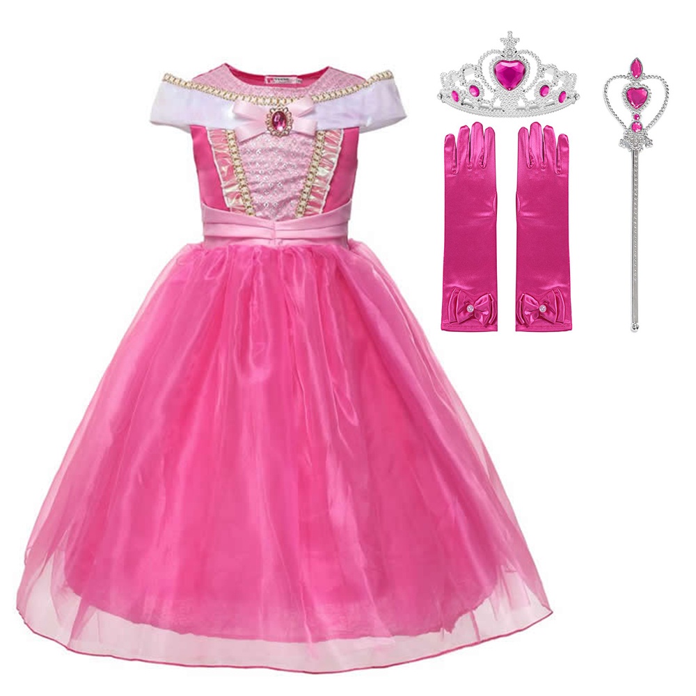 Đầm Hóa Trang Công Chúa Ngủ Trong Rừng TSBBQ99 Cho Bé Gái