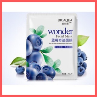 Mặt nạ việt quất Wonder facial Mask Bioaqua dưỡng ẩm, kiểm soát dầu - T255