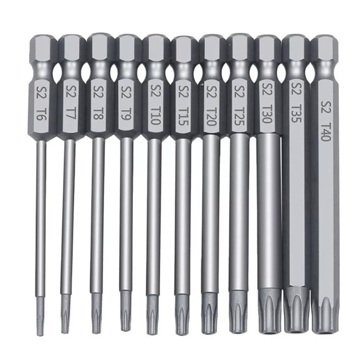 Bộ vít lục giác hoa thị ☢️FREESHIP☢️ Tua vít lục giác bông thép hợp kim S2