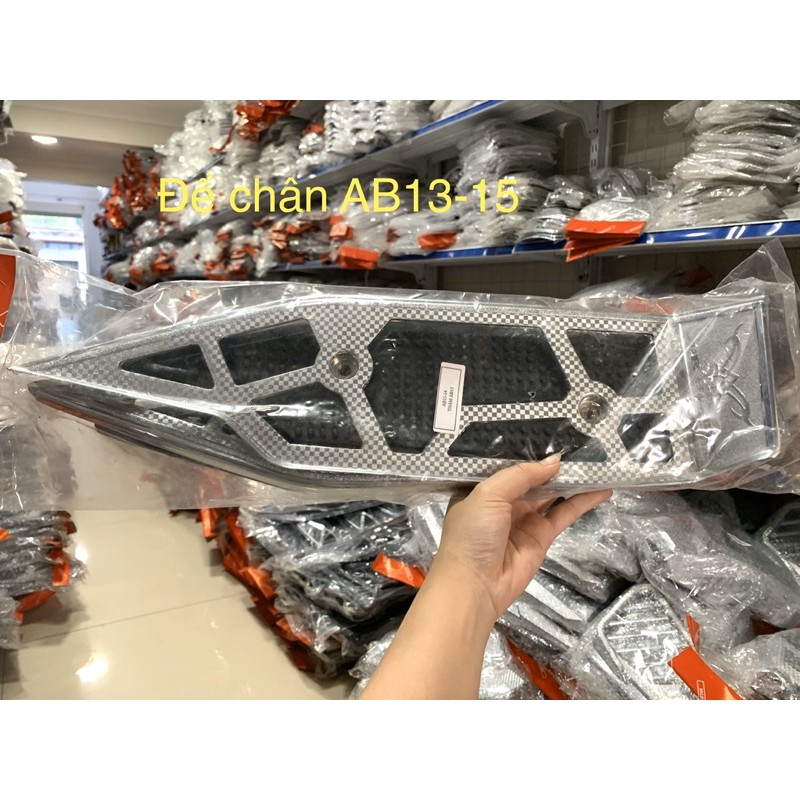 Full bộ ốp bảo vệ mạ xi crom trắng dành cho e Air Blade 13-15 (AB 13-15)