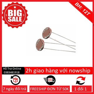 cảm biến ánh sáng- Quang Trở CDS 5mm-linhkiendientubk