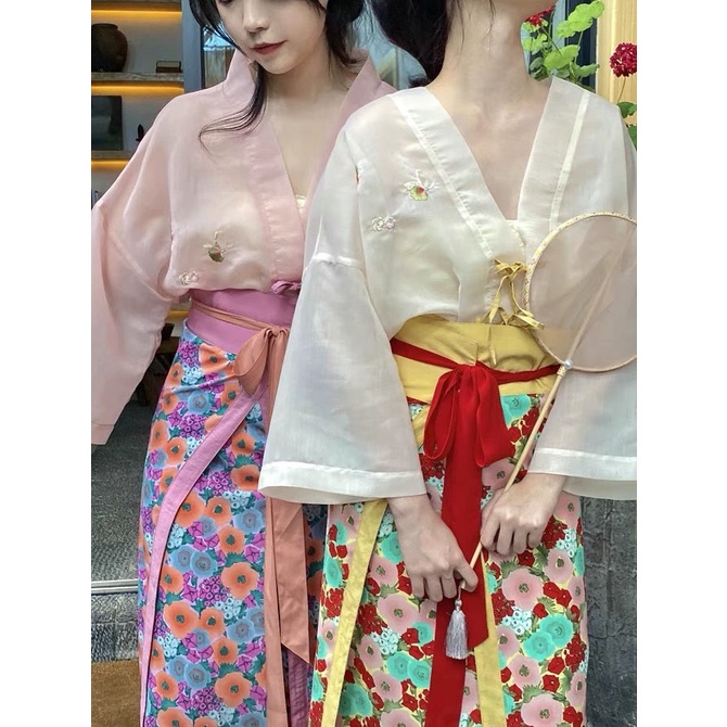 ✌Áo Hanfu thêu + Bộ váy hai mảnh