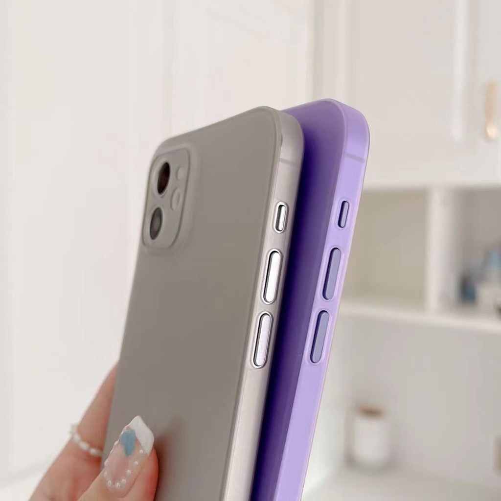Ốp Điện Thoại Mềm Siêu Mỏng Chống Sốc Cho iPhone 11 X XS XR se 8 7 Plus Max 2022 2020