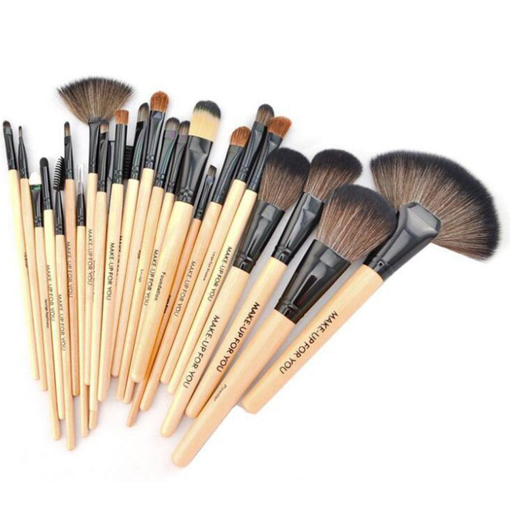 Bộ cọ 23 món đầy đủ cho mặt bạn luôn tươi xinh107_màu vàng,đen,hồng