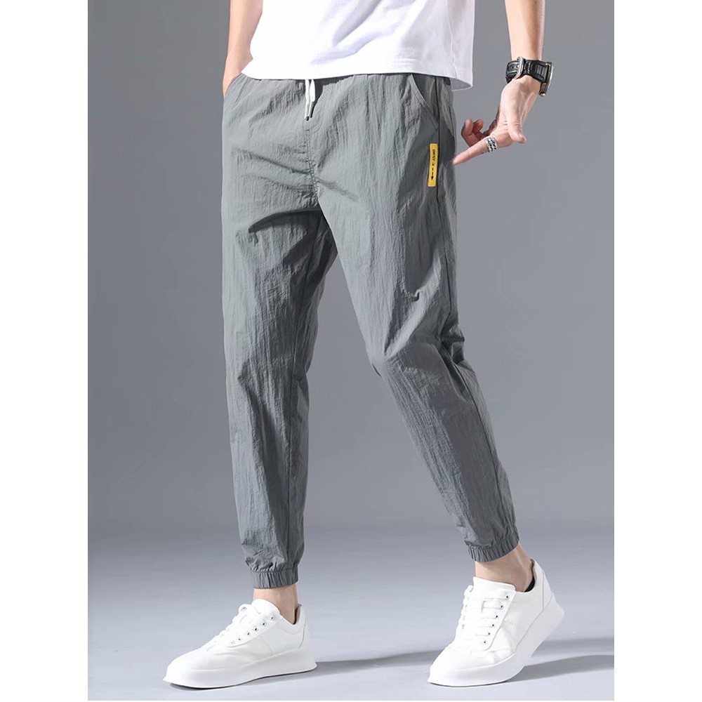 Quần thể thao Jogger Nam Thời Trang Hè dây rút M-5XL Vải thoáng khí nhanh khô