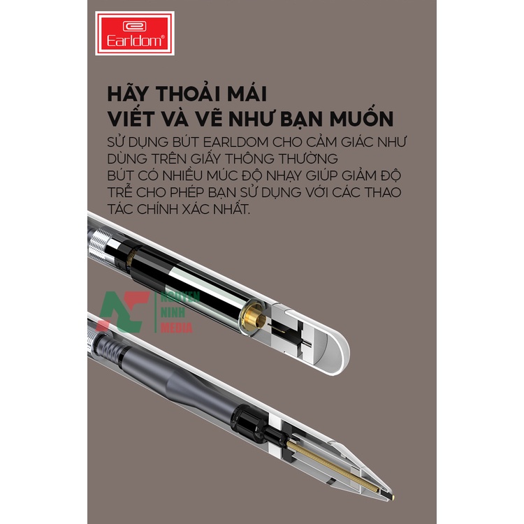 Bút Cảm Ứng Từ Tính Earldom ET - P2 - Hàng Chính Hãng