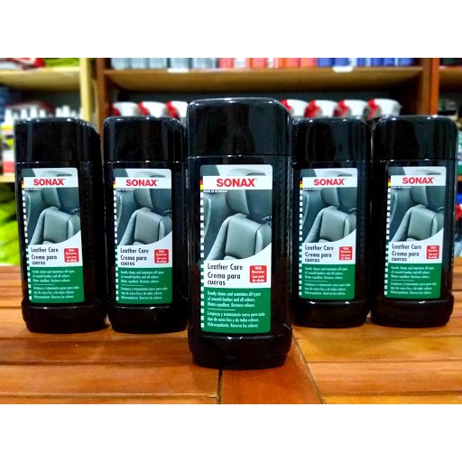 Sonax - Kem bảo dưỡng ghế da, bảo vệ da Sonax 291141- 250ml, chăm sóc nội thất xe chuyên nghiệp
