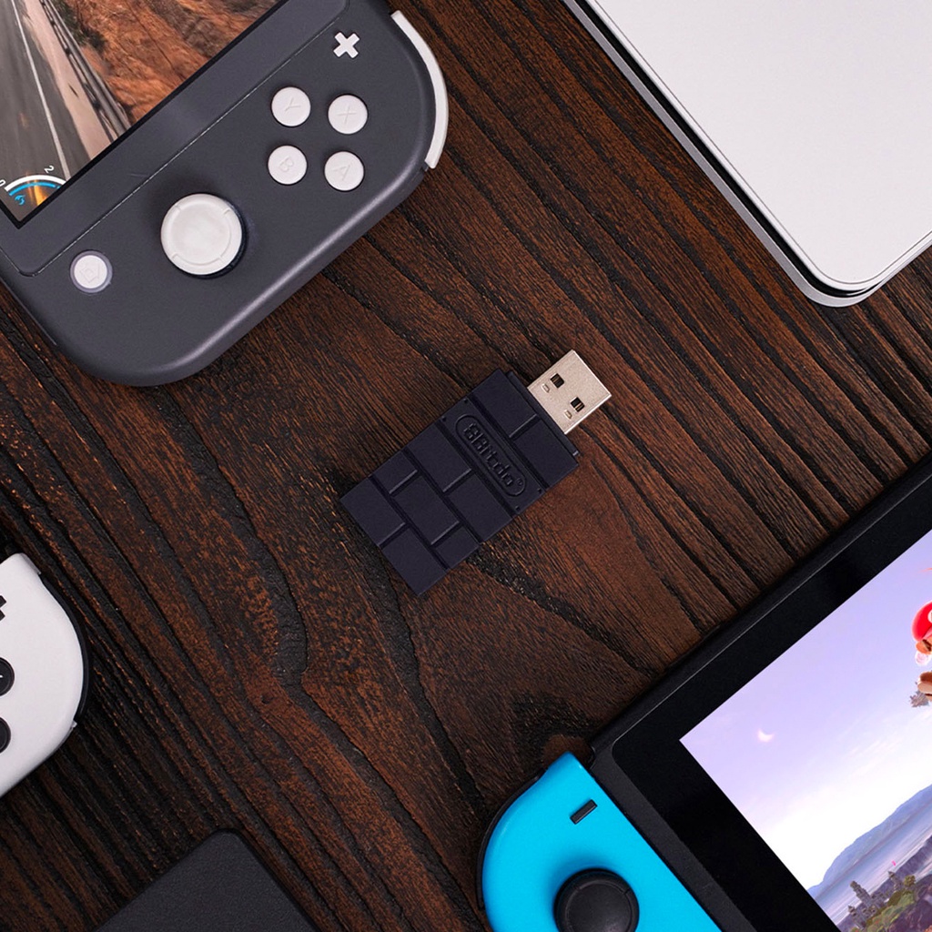 8BitDo USB Wireless Adapter 2 - Dùng cho Nintendo Switch, Windows, Mac, Xbox, PS4